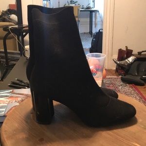 Zara high heeled sock booties